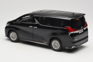 Lexus LM300h Čierny Kyosho 1:18 08963BK Kov – obrázok 7 z 8