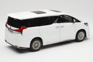 Lexus LM300h White Pearl Kyosho 1:18 08963WP Kov – obrázok 3 z 8