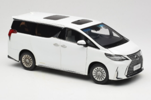 Lexus LM300h White Pearl Kyosho 1:18 08963WP Kov – obrázok 6 z 8