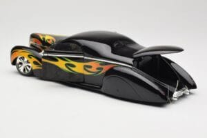 Lincoln Zephyr Scrape Custom Čierny s Plameňmi Hot Wheels 1:18 57319 Kov – obrázok 5 z 8