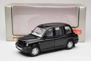 London Taxi TX1 Čierny Sun Star 1:18 1120 Kov – obrázok 8 z 8
