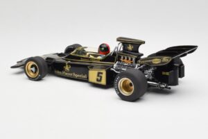 Lotus 72D #5 E. Fittipaldi John Player Special GP Spain 1972 MCG 1:18 MCG18610F Kov – obrázok 4 z 6