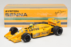 Lotus 99T Honda #12 A. Senna Team Lotus 1987 Minichamps 1:18 540871812 Kov – obrázok 7 z 7