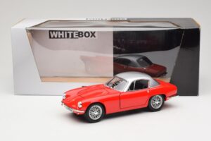 Lotus Elise S1 Červený & Strieborný Whitebox 1:18 WB18003 Kov – obrázok 8 z 8