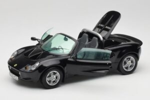 Lotus Elise S1 Roadster Čierny Chrono 1:18 CH001 Kov – obrázok 2 z 8