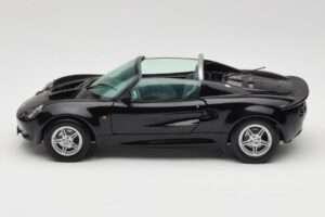 Lotus Elise S1 Roadster Čierny Chrono 1:18 CH001 Kov – obrázok 4 z 8