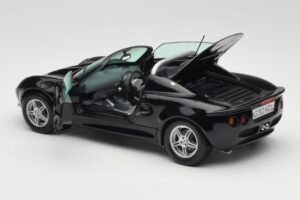 Lotus Elise S1 Roadster Čierny Chrono 1:18 CH001 Kov – obrázok 5 z 8