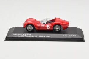 Maserati Tipo 61 #6 R. Penske SCCA National Race Meadowdale 1961 Minichamps 1:43 400611206 Kov