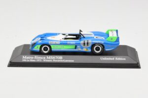 Matra Simca MS670B #7 H. Pescarolo / G. Larrousse 24 Hours of Le Mans Winner 1973 Minichamps 1:43 430731111 Kov