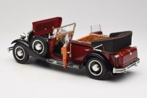 Maybach DS8 Zeppelin Červený Anson 1:18 30413 Kov – obrázok 5 z 8