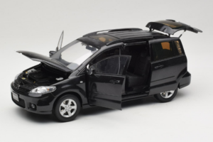 Mazda 5 Čierny Paudi 1:18 2169BK Kov – obrázok 2 z 8
