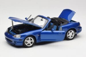 Mazda MX-5 NA 10th Anniversary Blue Metallic Gate 1:18 01071 Kov – obrázok 2 z 8