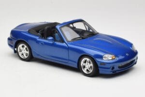 Mazda MX-5 NA 10th Anniversary Blue Metallic Gate 1:18 01071 Kov – obrázok 6 z 8