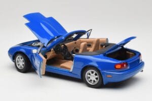 Mazda MX-5 NA Twilight Modrý Mica Gate 1:18 1013 Kov – obrázok 5 z 8
