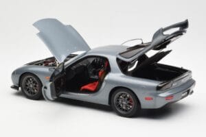 Mazda RX-7 FD Spirit R Type A Šedý Metallic AUTOart 1:18 75987 Kov – obrázok 5 z 8