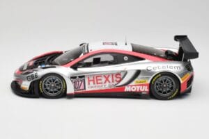 McLaren 12C GT3 Hexis Racing #107 O. Panis / F. Cazenave 24 Hours of Spa 2013 Minichamps 1:18 151131397 Kov – obrázok 3 z 6