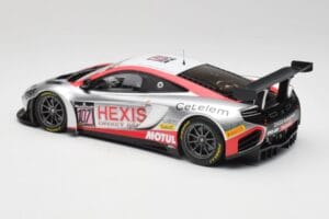 McLaren 12C GT3 Hexis Racing #107 O. Panis / F. Cazenave 24 Hours of Spa 2013 Minichamps 1:18 151131397 Kov – obrázok 5 z 6