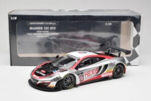 McLaren 12C GT3 Hexis Racing #107 O. Panis / F. Cazenave 24 Hours of Spa 2013 Minichamps 1:18 151131397 Kov – obrázok 6 z 6