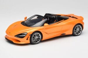 McLaren 750S Spider Papaya Orange GT Spirit 1:18 GT488 Živica