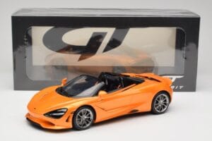 McLaren 750S Spider Papaya Orange GT Spirit 1:18 GT488 Živica – obrázok 6 z 6