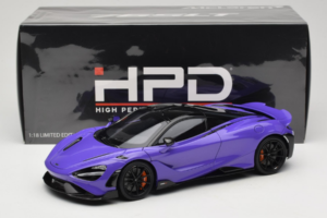 McLaren 765LT Fialový HPD 1:18 HPD18005 Kov – obrázok 8 z 8