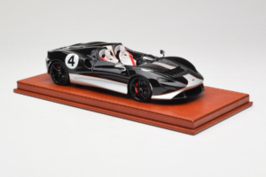 McLaren Elva Čierny Strieborný AB Models 1:18 REMC022 Živica – obrázok 4 z 7