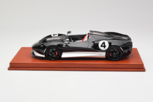 McLaren Elva Čierny Strieborný AB Models 1:18 REMC022 Živica