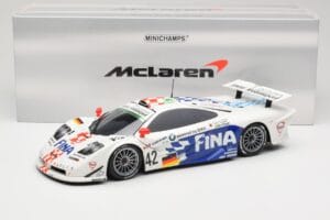 McLaren F1 GTR BMW Motorsport #42 J. Lehto / S. Soper / N. Piquet 24 Hours of Le Mans 1997 Minichamps 1:18 530133742 Kov – obrázok 8 z 8