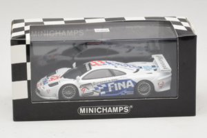 McLaren F1 GTR #9 Fina P. Kox / R. Ravaglia / A. Montermini 24 Hours of Le Mans 1997 Minichamps 1:43 MCLAREN002 Kov – obrázok 5 z 5