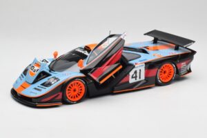 McLaren F1 GTR Gulf #41 P. Gounon / S. Oloffson 24 Hours of Le Mans 1997 Minichamps 1:18 530133741 Kov – obrázok 2 z 8
