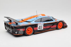 McLaren F1 GTR Gulf #41 P. Gounon / S. Oloffson 24 Hours of Le Mans 1997 Minichamps 1:18 530133741 Kov – obrázok 3 z 8