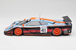 McLaren F1 GTR Gulf #41 P. Gounon / S. Oloffson 24 Hours of Le Mans 1997 Minichamps 1:18 530133741 Kov – obrázok 4 z 8