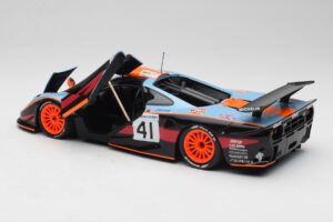 McLaren F1 GTR Gulf #41 P. Gounon / S. Oloffson 24 Hours of Le Mans 1997 Minichamps 1:18 530133741 Kov – obrázok 5 z 8