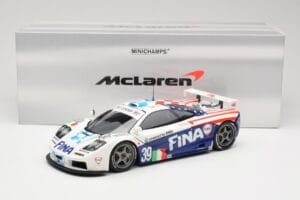 McLaren F1 GTR Team Bigazzi #39 N. Piquet / A. Cecotto / D. Sullivan 24 Hours of Le Mans 1996 Minichamps 1:18 530133639 Kov – obrázok 8 z 8