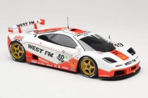 McLaren F1 GTR West Competition #49 J. Nielsen / J. Mass / T. Bscher 24 Hours of Le Mans 1995 Minichamps 1:18 530133549 Kov – obrázok 6 z 8