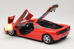 McLaren F1 High Mirror Light Red Guiloy 1:18 67505 Kov – obrázok 5 z 8