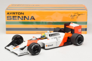 McLaren MP4/4 Honda #12 A. Senna Marlboro McLaren F1 World Champion 1988 Minichamps 1:18 540881812 Kov – obrázok 7 z 7