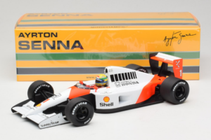 McLaren MP4/6 Honda #1 A. Senna Marlboro McLaren F1 World Champion 1991 Minichamps 1:18 540911801 Kov – obrázok 7 z 7