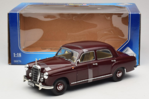 Mercedes 180 Ponton Tmavočervený Revell 1:18 08876 Kov – obrázok 6 z 6