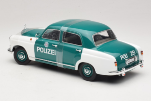 Mercedes 180 Ponton Polizei Revell 1:18 8863 Kov – obrázok 5 z 6