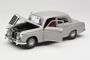Mercedes 180 W120 Ponton Graphite Grey Revell 1:18 08974 Kov – obrázok 2 z 8