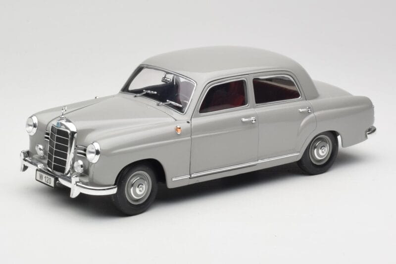 Mercedes 180 W120 Ponton Graphite Grey Revell 1:18 08974 Kov