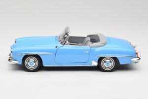 Mercedes 190 SL W121 Svetlomodrý Norev 1:18 183400 Kov – obrázok 4 z 8