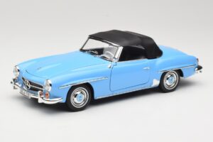 Mercedes 190 SL W121 Svetlomodrý Norev 1:18 183400 Kov