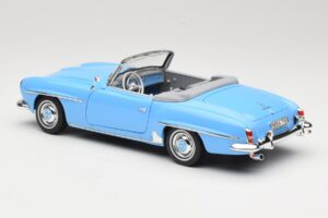 Mercedes 190 SL W121 Svetlomodrý Norev 1:18 183400 Kov – obrázok 7 z 8