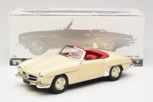 Mercedes 190 SL W121 Béžový Minichamps 1:18 103037034 Kov – obrázok 8 z 8