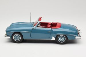 Mercedes 190 SL W121 Modrý Minichamps 1:18 103037033 Kov – obrázok 4 z 8