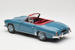 Mercedes 190 SL W121 Modrý Minichamps 1:18 103037033 Kov – obrázok 7 z 8