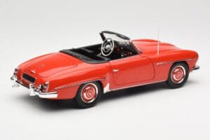 Mercedes 190 SL W121 Guards Red Minichamps 1:18 100037032 Kov – obrázok 3 z 8