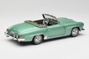 Mercedes 190 SL W121 Svetlo Zelený Metallic Norev 1:18 183401 Kov – obrázok 4 z 9